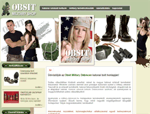 Tablet Screenshot of military-debrecen.hu